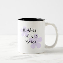 Lilac Flowers Mother of Bride Coffee Mug