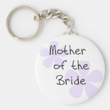 Lilac Flowers Mother of Bride Key Chains