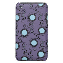 Lilac lavender polka iPod touch Case-Mate case
