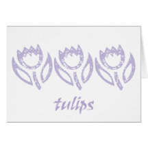 Lilac Tulips Cards