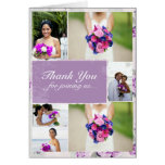 Lilac Wedding Thank You Custom Photos Note Card