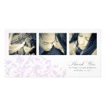 LILAC & WHITE FLOURISH | WEDDING THANK YOU CARD PHOTO CARDS