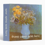 Lilacs, Daisies and Anemones by Vincent van Gogh 3 Ring Binders