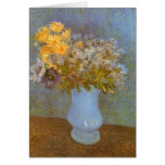 Lilacs, Daisies and Anemones by Vincent van Gogh Card