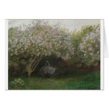Lilacs, Grey Weather (1872) Card