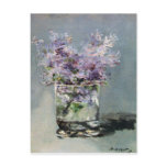 Lilacs in a Glass Fine Art Postcard