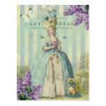 Lilas au printemps, with lilacs postcard