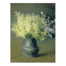 Lilas et myosotis des marais sauvages, 1889 cartes postales