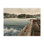 L'Ile Barbe, Lyons, France vintage Photochrom postcards