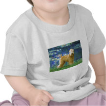 Lilies 5 - Wheaten Terrier (stand) Tshirts