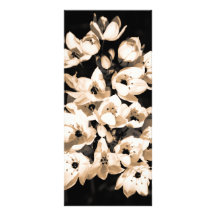 Lilies blooming customized rack card