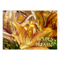 LILIES CARDS Golden Dreams Lovely Lady Cards