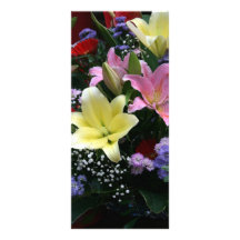 Lilies Custom Rack Card
