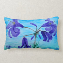 Lilies lumbar pillow