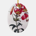 Lilium Superbum, Pierre Joseph Redouté Christmas Ornaments