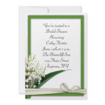 Liliy of the Valley Invitation