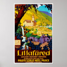 Lillafured Hongrie Affiche