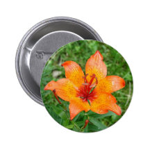 Lilly in Grass Button