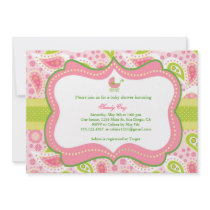 Lilly Pulitzer Inspired Baby Shower Invitation