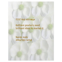 Lillywhite Floral  -  Buy Blank or Customize Flyer Design