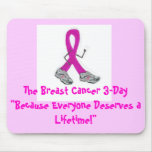 lilman2, The Breast Cancer 3-Day"Because Everyo... mousepads