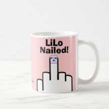 LiLo Nailed! - Lindsay Lohan Mug