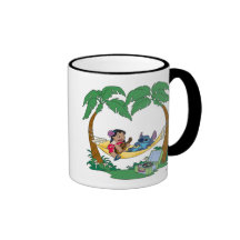 Lilo & Stitch Lilo Stitch on a hammock Mug