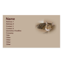 Lily #1 business card template