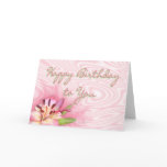 Lily Birthday Card