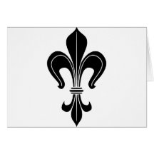 Lily - Fleur de lys Greeting Card