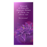 Lily Floral Fashion Retail Purple Full Color Rack Card