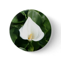 Lily growing at Calla Lily Plantation, Taiwan Pinback Buttons