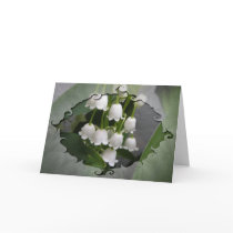 Lily Of The Valley Birthday Card