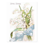 Lily of the Valley Birthday Postcard
