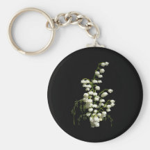 Lily of the Valley flowers Key Chains
