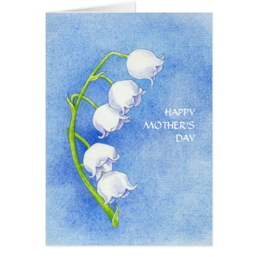 Lily of the Valley Mother's Day Card