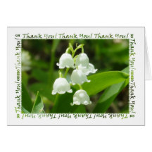 Lily of the Valley Thank You Cards