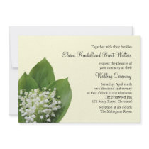 Lily of the Valley Wedding Invitation (ivory)