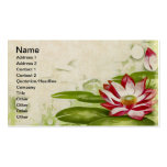 Lily Pad Floral Business Card Templates