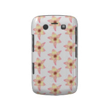 Lily Pattern. Blackberry Cases