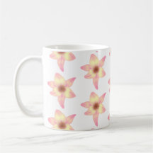 Lily Pattern. Coffee Mug