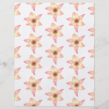 Lily Pattern. Flyer