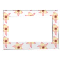 Lily Pattern. Magnetic Frames
