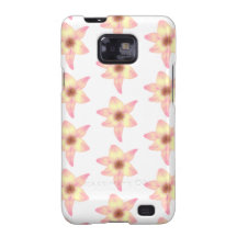 Lily Pattern. Samsung Galaxy SII Cover