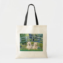 Lily Pond Bridge - Westies (two) Bag