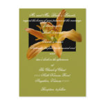 Lily Wedding invitation with scripture postcards
