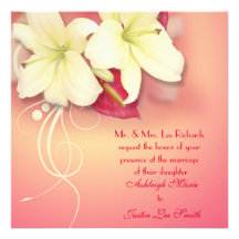 Lily Wedding Invite