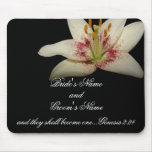Lily Wedding Mouse Pads