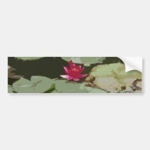 Lilypads Impressionism  Art Bumper Stickers