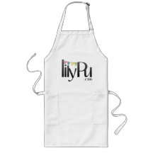 LilyPu logo white apron